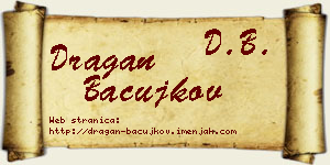 Dragan Bačujkov vizit kartica